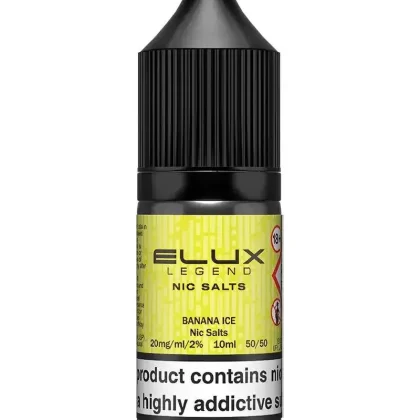 Elux Legend Banana Ice Nic Salt Vape Juice - 10mg