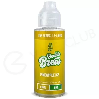 Pineapple Ice Shortfill E-Liquid by Double Brew Bar Series 100ml