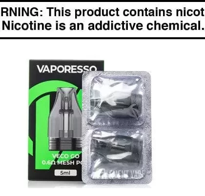 VAPORESSO VECO GO REPLACEMENT PODS - Vapejuice