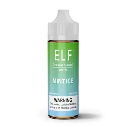 Mint Ice E-Liquid by ELF VPR120 - Size#120ml~Nicotine#3MG>6MG