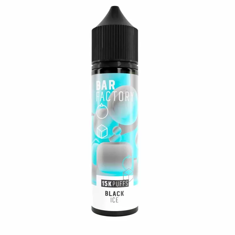 Bar Factory Black Ice 50ml Short Fill E-Liquid - 0mg With 50ml Juice, 3mg With Single Nic Shot (60ml Juice)