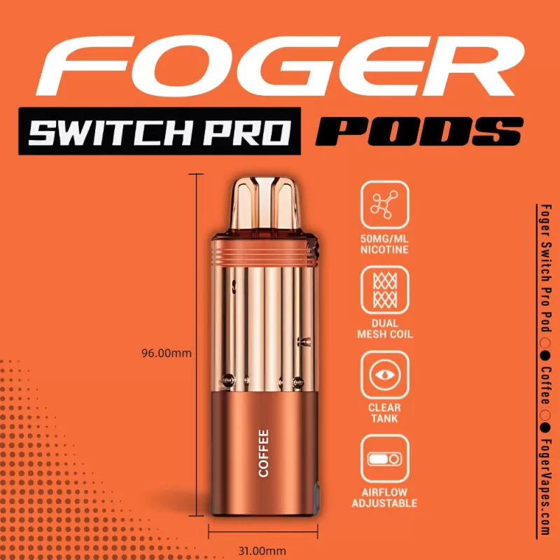 Coffee Foger Switch Pro Pod 30K Puffs