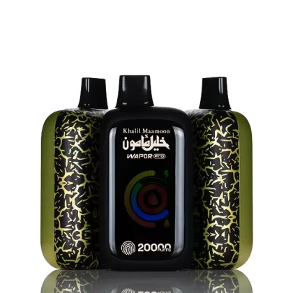 Khalil Maamoon Wapor Pro 20K Disposable Vape 20mL - Gum Mint, Ice Cinnamon Gum
