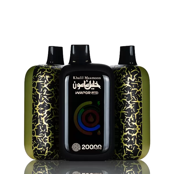 Khalil Maamoon Wapor Pro 20K Disposable Vape 20mL - Gum Mint, Ice Cinnamon Gum