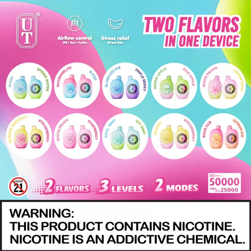 Flum UT Bar 50K Disposable (5%, 50000 Puffs) - Eightvape - Image 2
