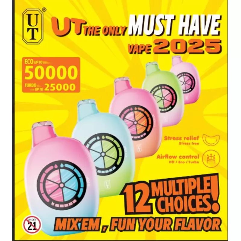 Flum UT Bar 50K Disposable (5%, 50000 Puffs) - Eightvape - Image 3