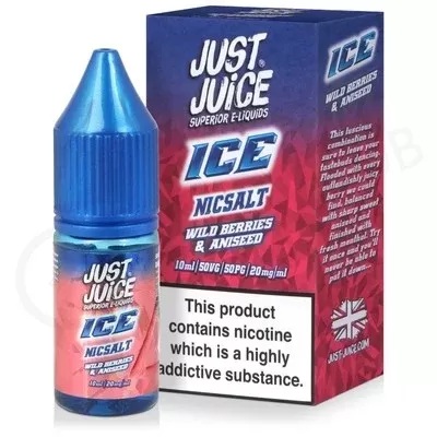 Wild Berries & Aniseed Nic Salt E-Liquid by Just Juice Ice