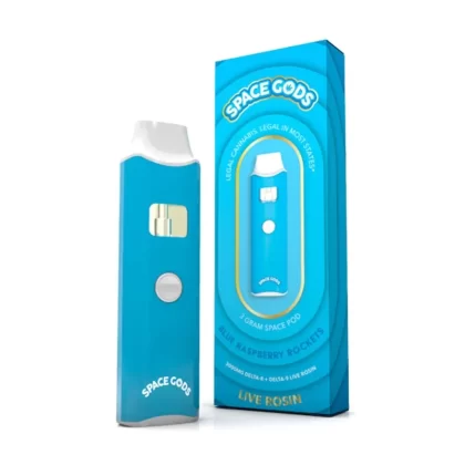Space Gods Live Rosin D8 + D9 Vaporizer – 3000mg