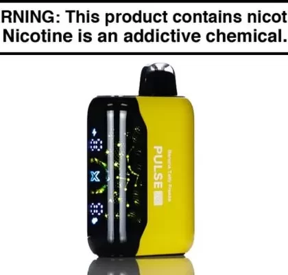 NEVUX PULSE X DISPOSABLE VAPE – 40,000 PUFFS - Banana Taffy Freeze, Blackberry B-Pop
