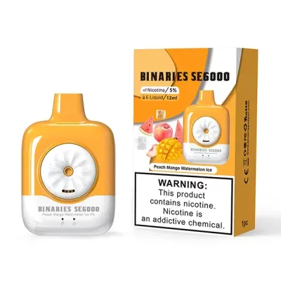 Horizontech Binaries SE6000 Peach Mango Watermelon Ice Disposable Vape