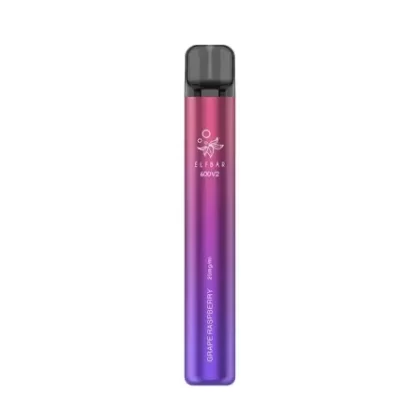 Elf Bar V2 600 Disposable Vape – Grape Raspberry