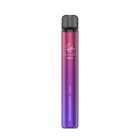 Elf Bar V2 600 Disposable Vape – Grape Raspberry