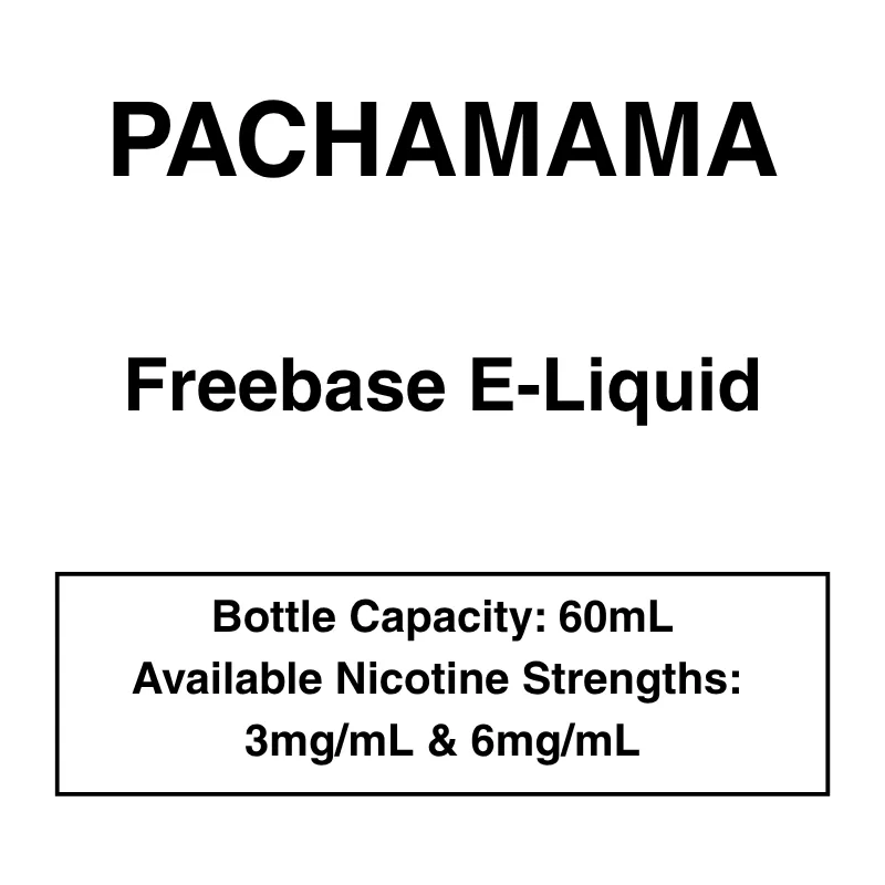 Pachamama – Freebase E-Liquid – 60mL
