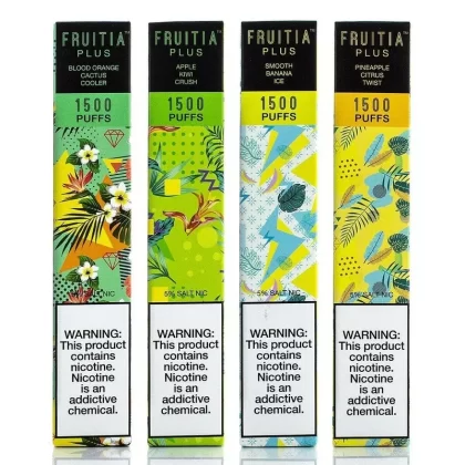 Fruitia Plus Disposable Device – 1500 Puffs