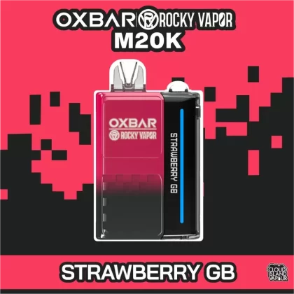 Rocky Vapor Oxbar M20K Disposable Vape – Strawberry GB