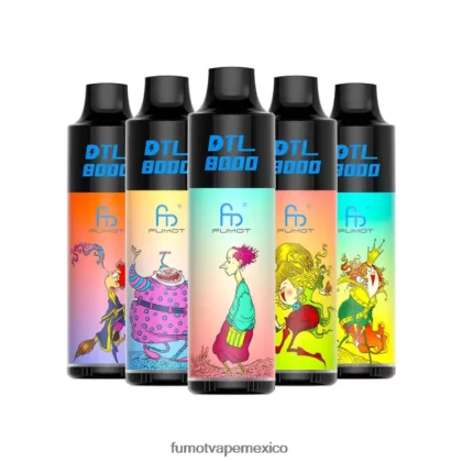 Fumot DTL Pluma vaporizador desechable 8000 – 16 ml (1 pieza) áloe uva H0XPTX413 Fumot Sabores