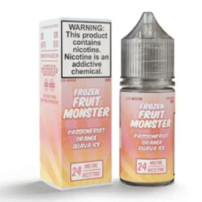 Passionfruit Orange Guava Ice Nicotine Salt by Frozen Fruit Monster E-Liquid - Vape Product; Vape Product, Vape Product