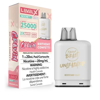 Boost Niveau X – Saveur exceptionnelle – Vape Cloud Canada