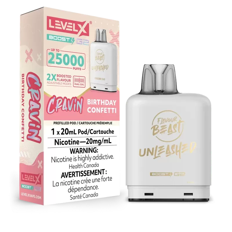 Boost Niveau X – Saveur exceptionnelle – Vape Cloud Canada