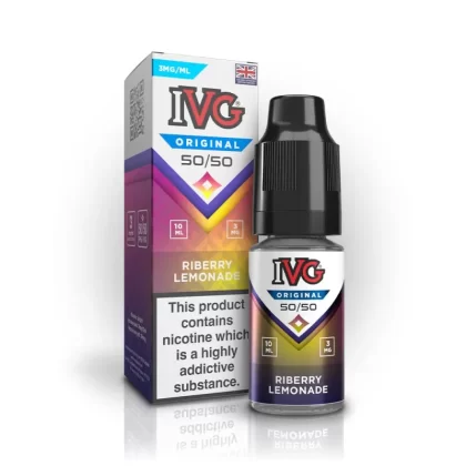 IVG Original 50/50 Riberry Lemonade - 10 Pack - 3mg