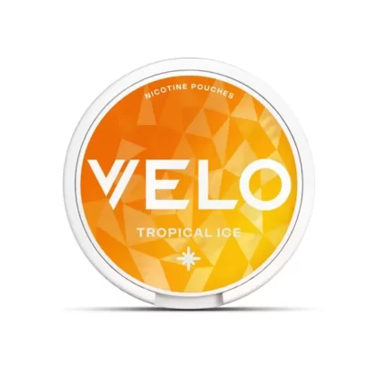 Velo Nicotine Pouches – Tropical Ice - Strength#Slim 10mg (5D82B6)