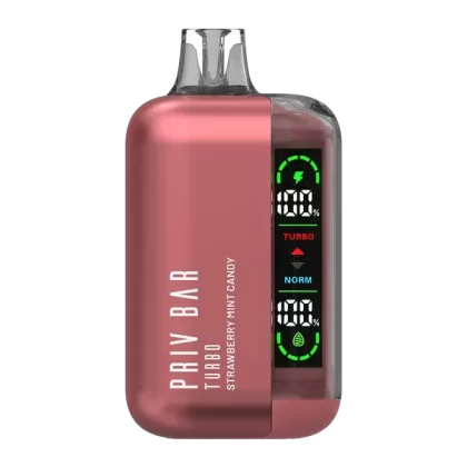 Strawberry Mint Candy Priv Bar Turbo - Customer Group#Consumer~Nicotine#50mg~Size#Single>5 Pack