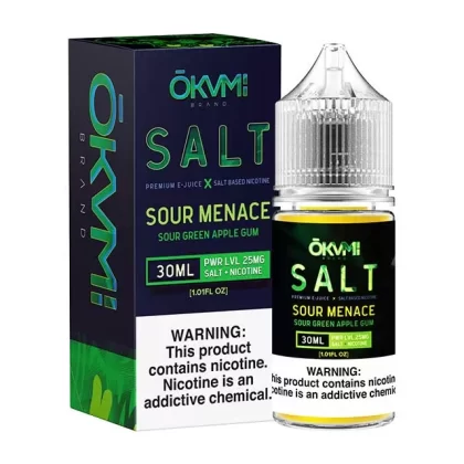 Sale $7.95 – Okami Salts Sour Menace 30ml Nic Salt Vape Juice