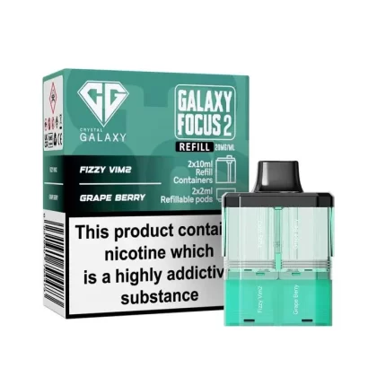 Straw Watermelon Bubblegum Crystal Galaxy 30K Focus 2 Puff Kit - Eliquidsupply