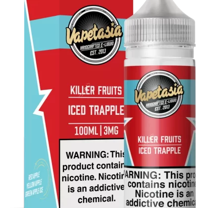 Vapetasia - Killer Fruits ICED Trapple - 100ML E-Liquid - 6MG