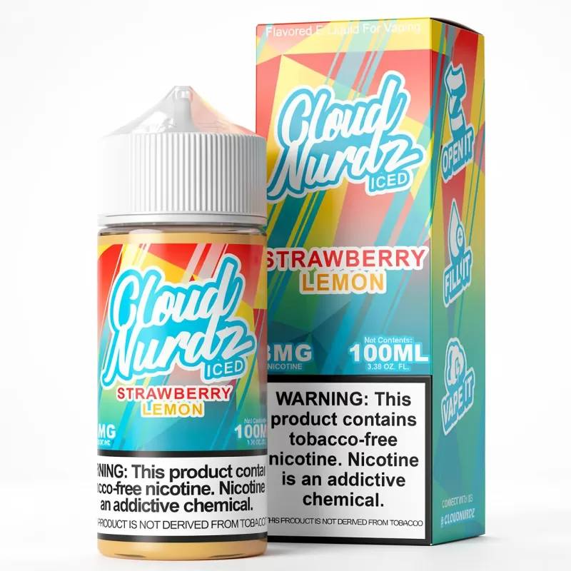 Cloud Nurdz TFN 100ml Nicotina sin tabaco - Fumotvapemexico