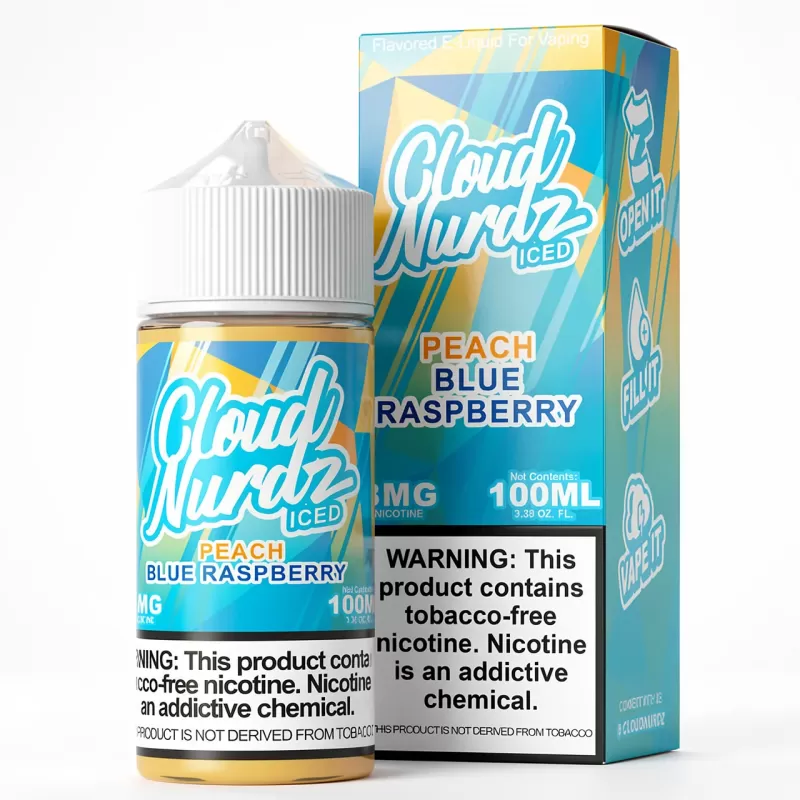 Cloud Nurdz TFN 100ml Nicotina sin tabaco - Fumotvapemexico - Image 2