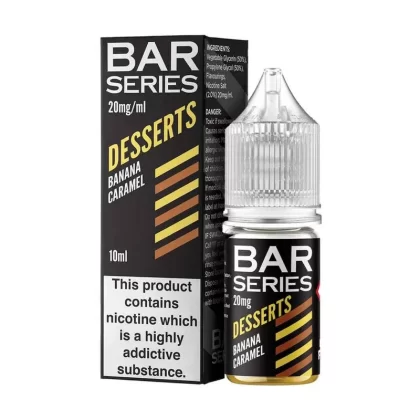 Banana Caramel Nic Salt E-liquid By Bar Series Desserts - Eliquidsupply