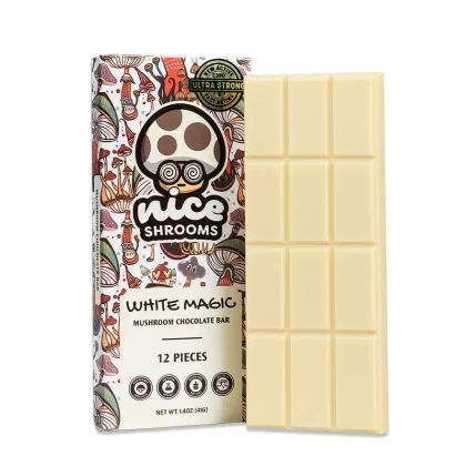 Nice Shrooms Magic Mushroom Chocolate Bar – White Magic