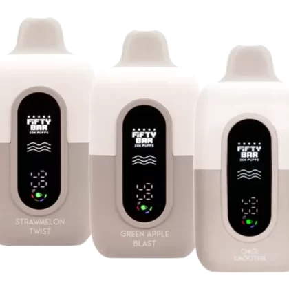 Fifty Bar 20K White Series Sampler - Customer Group#Consumer~Nicotine#50mg~Size#3 Pack