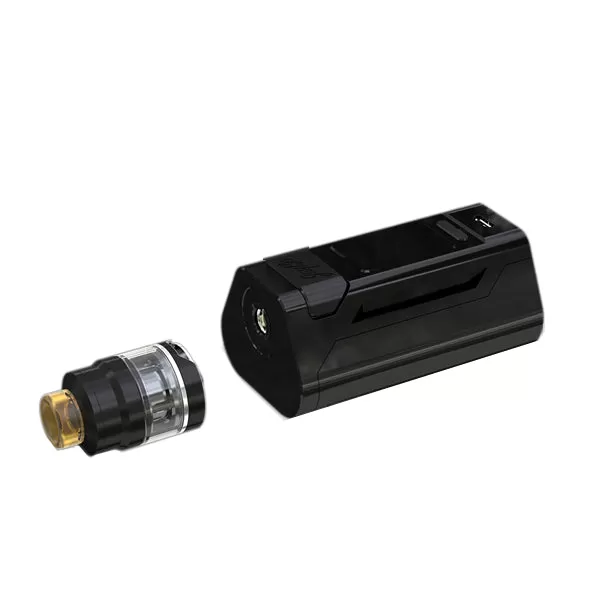 Wismec Reuleaux RX2 21700 230W TC Kit with GNOME Tank-2-4ML - Gloss Black - Image 2