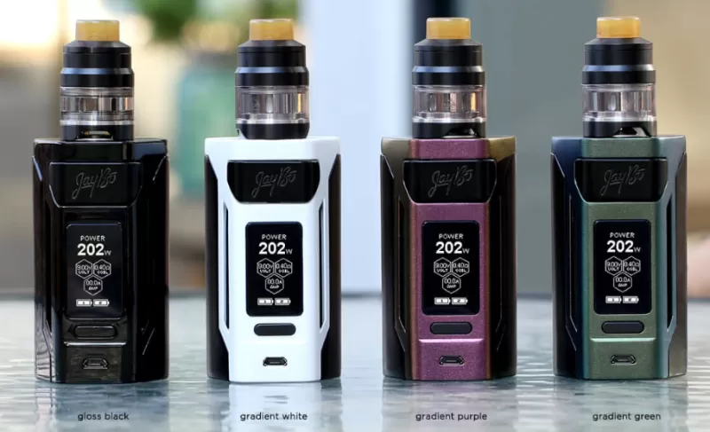 Wismec Reuleaux RX2 21700 230W TC Kit with GNOME Tank-2-4ML - Gloss Black - Image 3