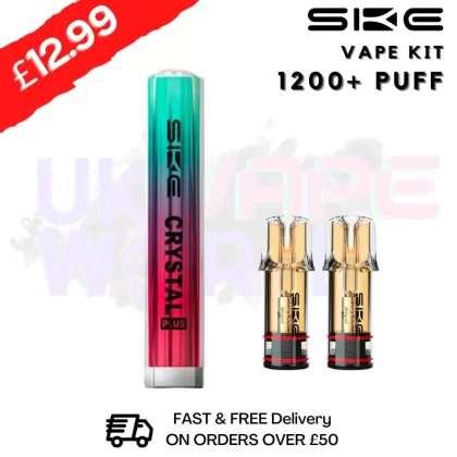 SKE CRYSTSL PLUS Vape Kit + 2X PODS Bundle Offer