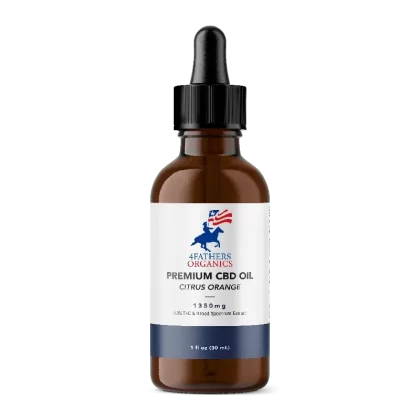 Citrus Orange Organic Broad Spectrum CBD Tincture - strength#900mg>1350mg