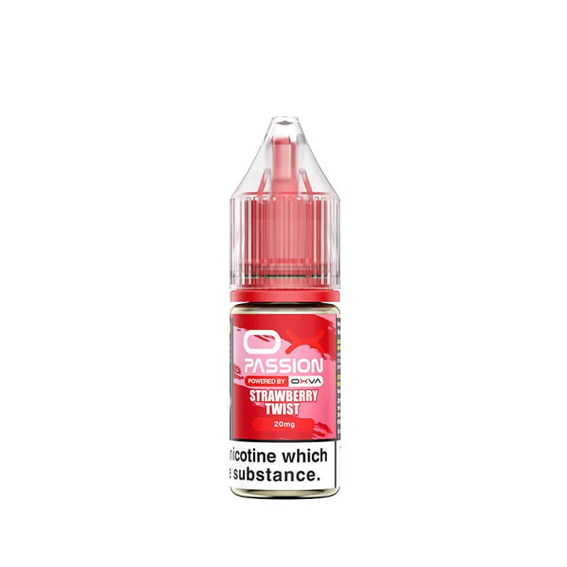 Ox Passion Strawberry Twist Nic Salts E-Liquid 10ml - 20mg - Image 3