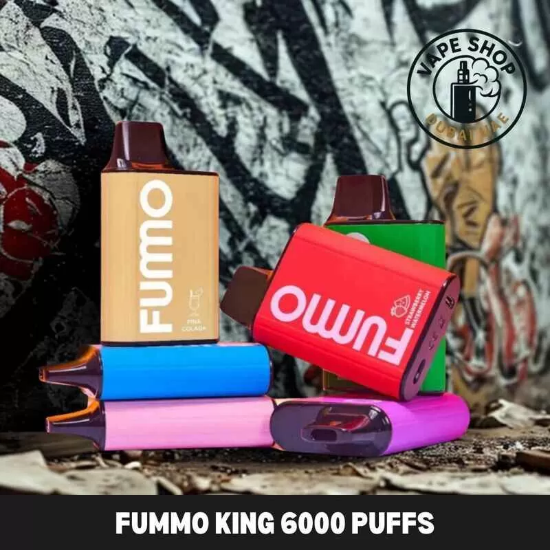 Fummo King 6000 Puffs 2mg Nicotine Rechargeable Disposable Vape Buy in UAE Dubai