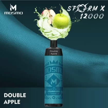 Mosmo Storm X Disposable Vape – 12K Puffs – Shisha Vape – Double Apple