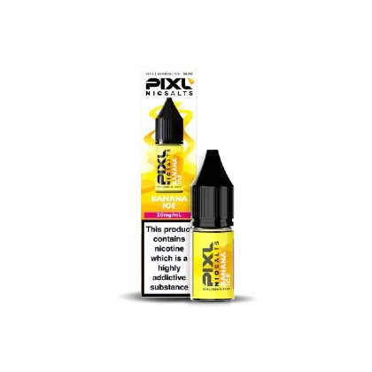 PIXL Nic Salt E-Liquid Banana Ice 10ml - Nicotine Strength#20mg>10mg