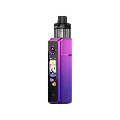 VooPoo Drag X3 Pod Kit - Aurora Purple, Glow Pink