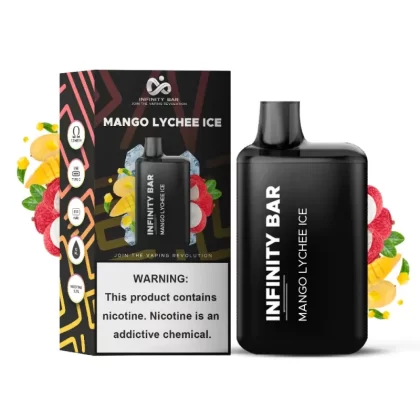 Infinity Bar Disposable Vape – Mango Lychee Ice 35mg (5000Puffs) - Vapebazaar Pk