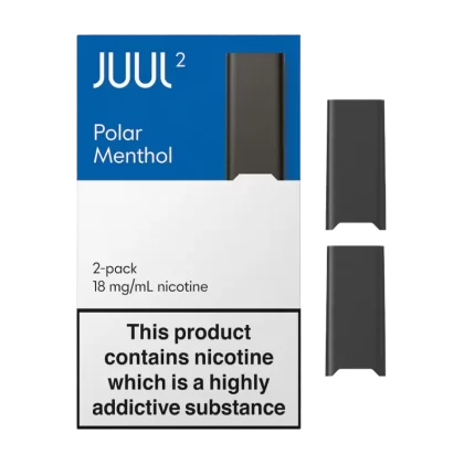 JUUL2 Polar Menthol (Pack of 2) - 9mg - Vape Product
