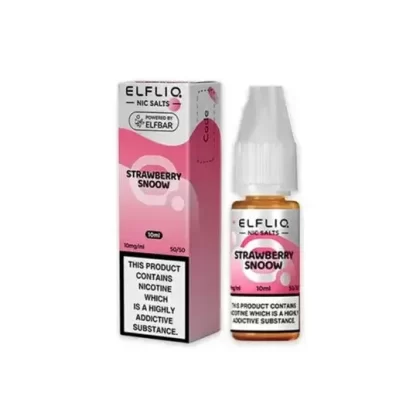Strawberry Snoow Elfliq Nic Salt Elf Liq E-Liquid 5mg, 10mg, 20mg – 5pks, 10pks & 20pks