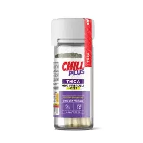 Rebel Runtz Mini Pre-Rolls with Kief – 0.5g – THCA – 5 Joints – Chill Plus