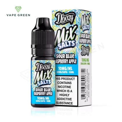 Sour Blue Raspberry Apple Nic Salt E-Liquid by Doozy Mix Salts - Eliquidsupply