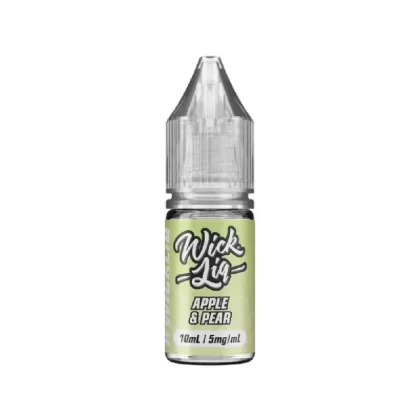 Wick Liq Bar Salt Apple & Pear Nic Salt E-Liquid - Nicotine Strength#20mg>10mg>5mg