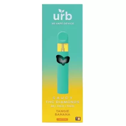 URB Saucy THC Blend Diamonds Disposable Vape Pen 3 Grams
